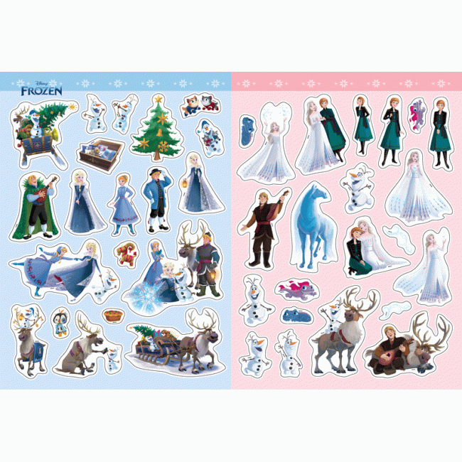 FROZEN สติ๊กเกอร์แสนสนุก STICKER SCENES